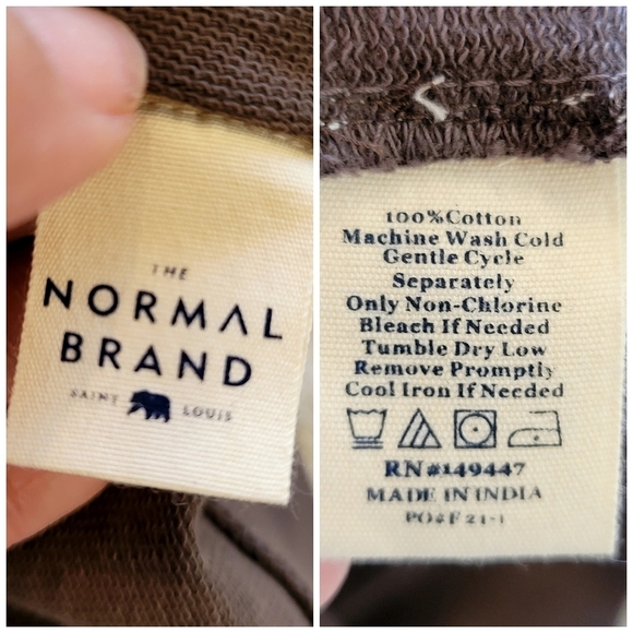 New NORMAL BRAND with Tags Hoodie and pant set in Graphite - Picture 10 of 13